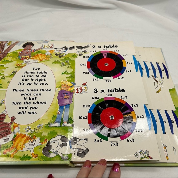 VTG Dial a Times Table Book Paula Martyr Learn Math Teach Math School 1995 edit - Picture 5 of 6